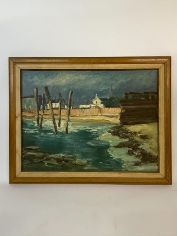 Ethal Y. Gilmore oil on canvas
