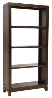 ETHAN ALLEN 4-TIER OAK BOOKCAS