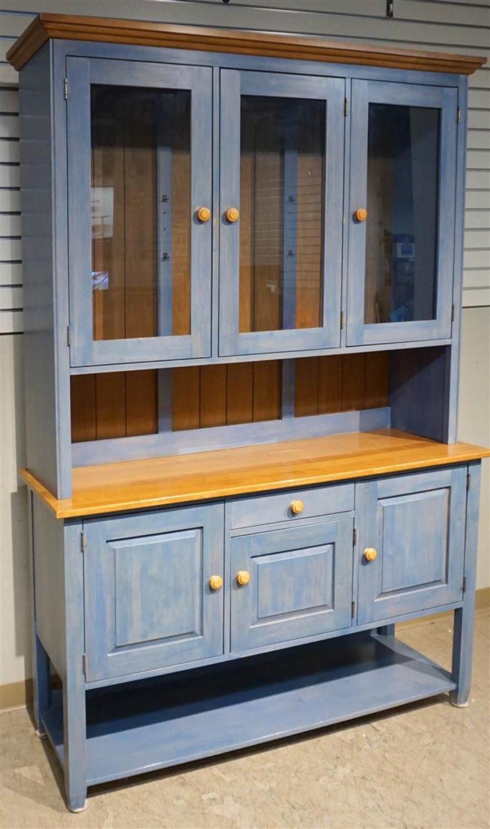 ETHAN ALLEN BLUE STAINED MAPLE