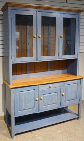 ETHAN ALLEN BLUE STAINED MAPLE
