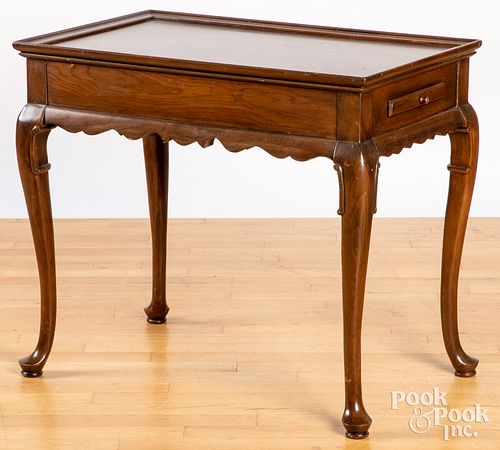 ETHAN ALLEN CHERRY TEA TABLEEthan