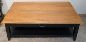 ETHAN ALLEN EBONIZED BASE FRUI