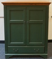 ETHAN ALLEN MAHOGANY ENTERTAIN