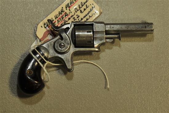 ETHAN ALLEN SIDE HAMMER REVOLVER.