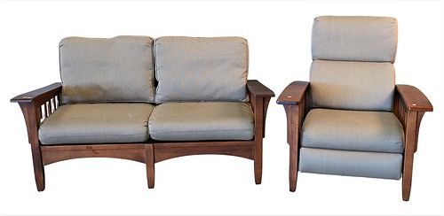 ETHAN ALLEN TWO PIECE MISSION STYLE