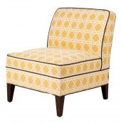 ETHAN ALLEN YELLOW UPHOLSTERED