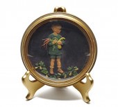 ETHEL MUNDY WAX PORTRAIT OF A