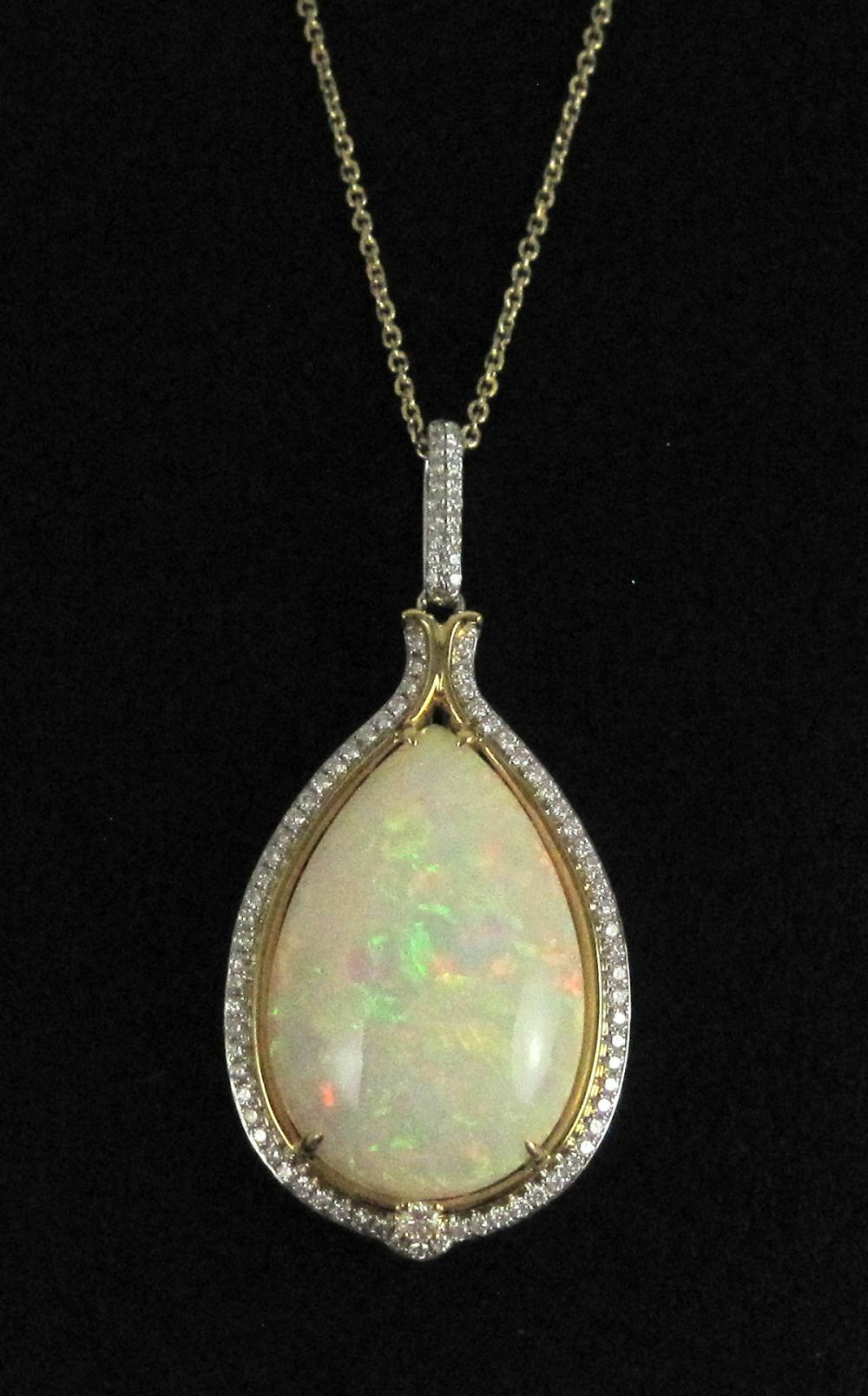 ETHIOPIAN OPAL AND DIAMOND