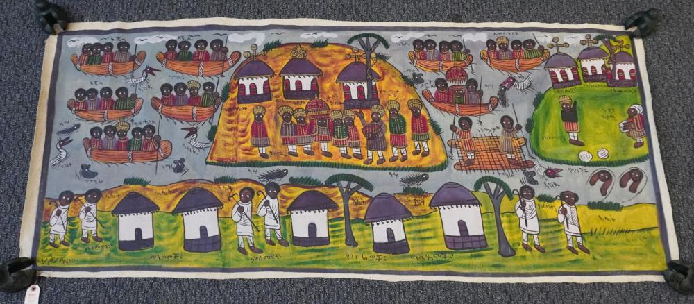 ETHIOPIAN SCHOOL, FIVE OILS ON