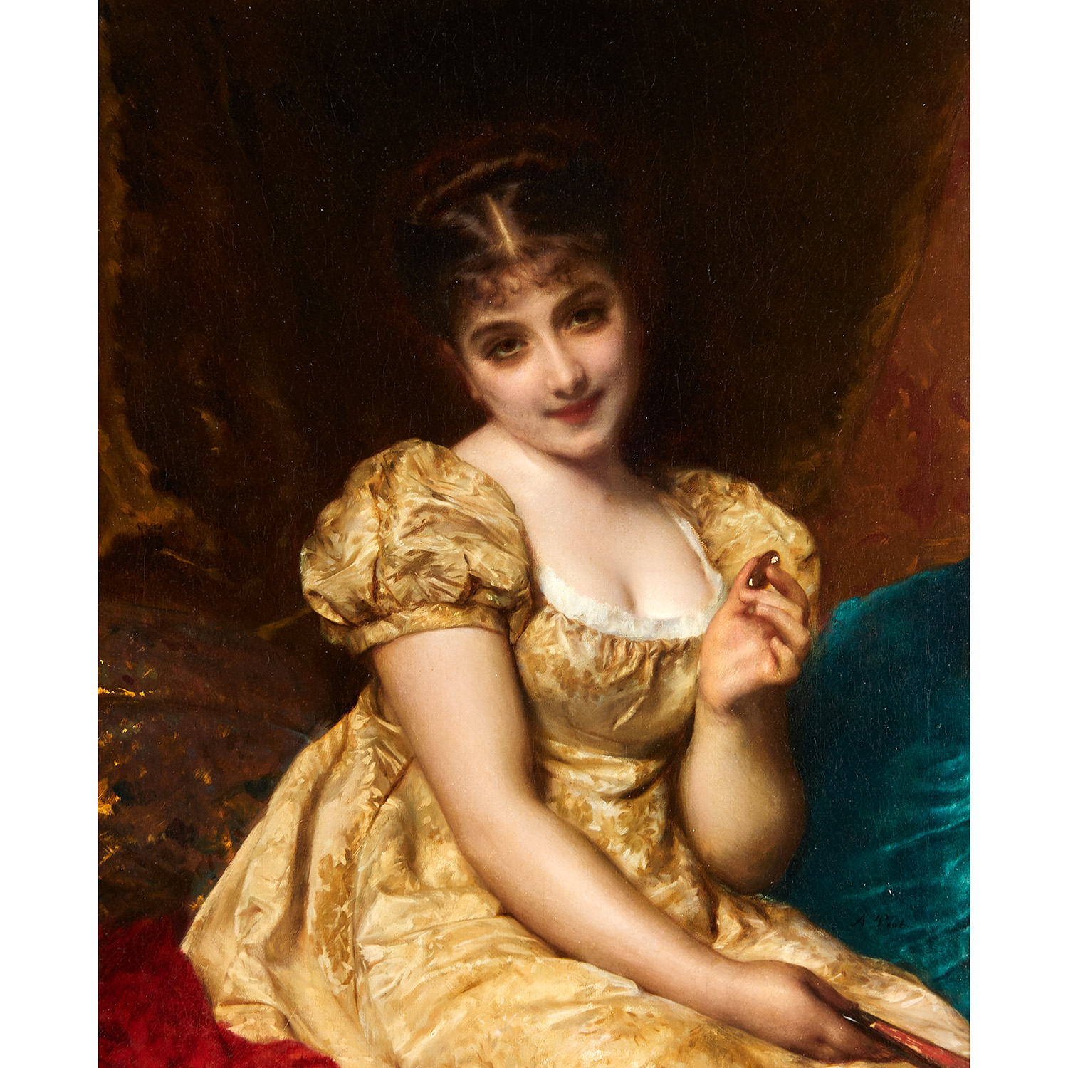 ETIENNE ADOLPHE PIOT, OIL ON CANVAS