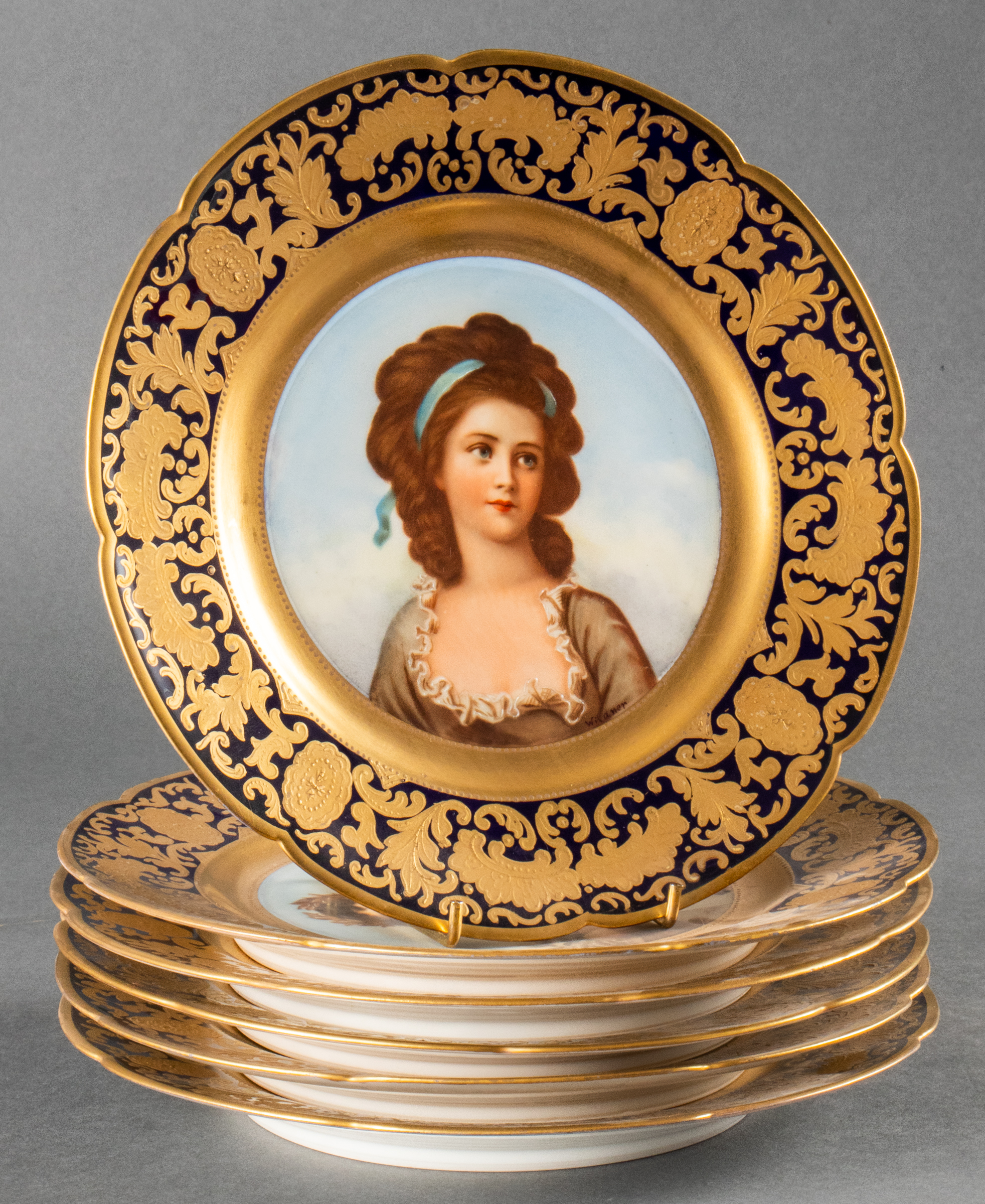 ETIENNE LIMOGES HAND-PAINTED