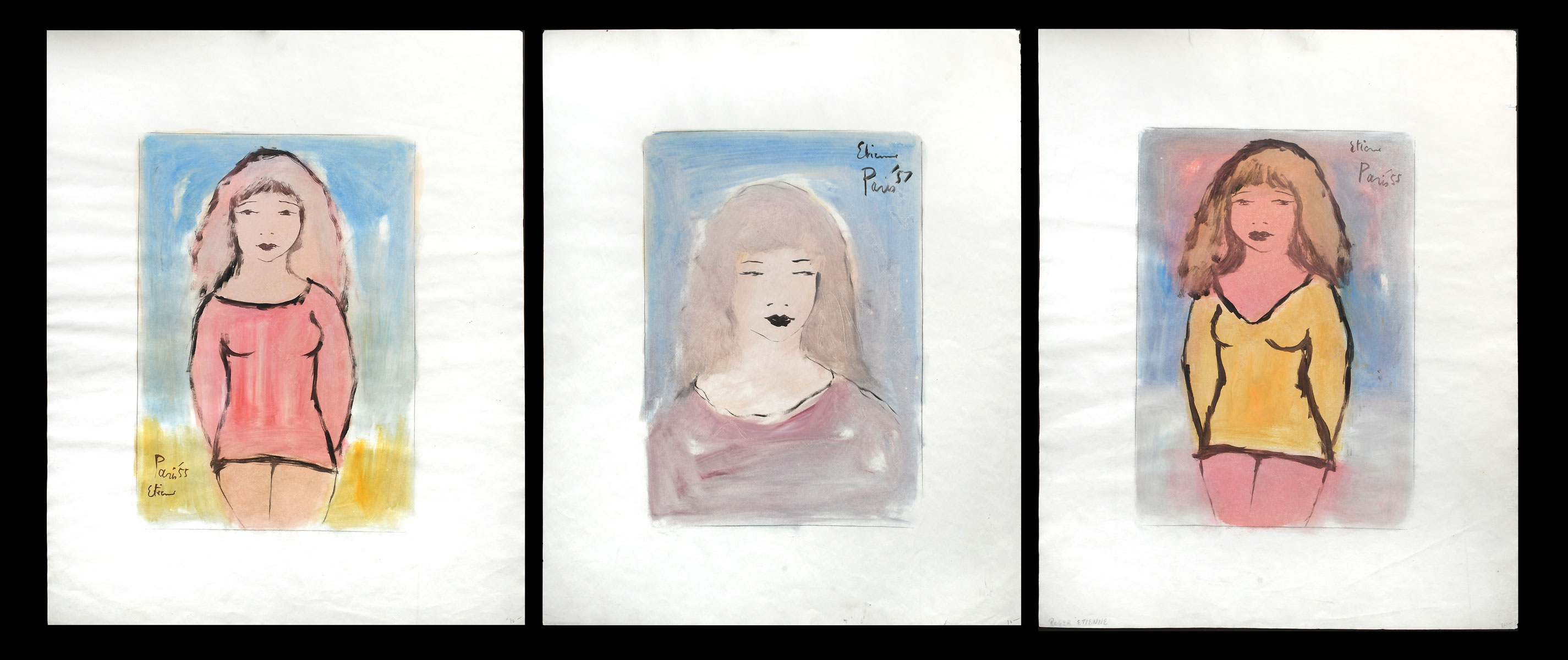 ETIENNE, Roger, (French, 20th C): 3