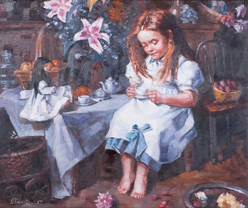 ETINE-DOLET OIL ON CANVAS