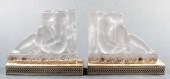 ETLING ART DECO FROSTED ART GL