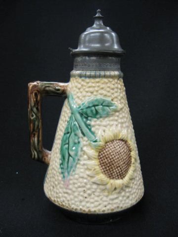 Etruscan Majolica Pottery Syrup