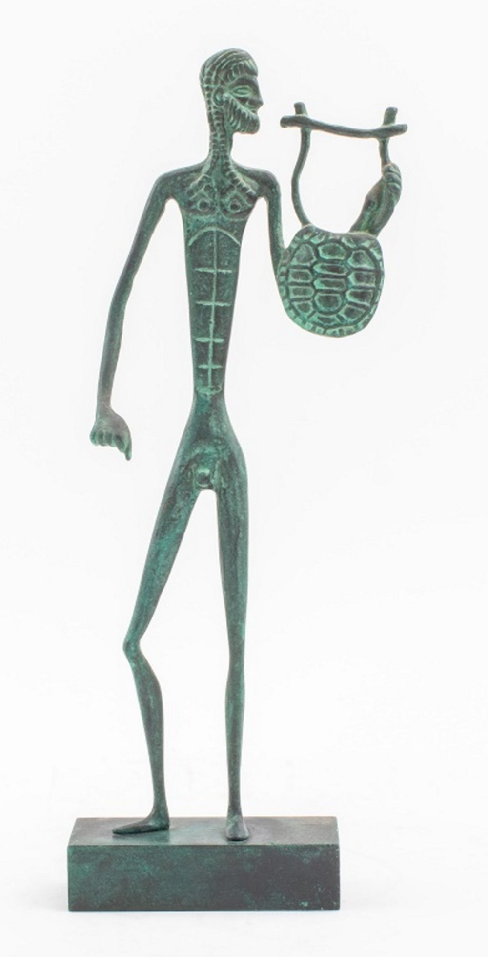 ETRUSCAN STYLE BRONZE OF APOLLO