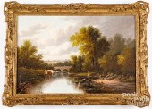 ETTY HORTON OIL ON CANVAS LAND