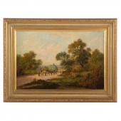 ETTY HORTON. THE HAYWAIN, OIL