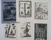 EUGENE BERMAN 6 LITHOGRAPHSEug