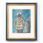 EUGENE BERMAN, MIXED MEDIA FIG