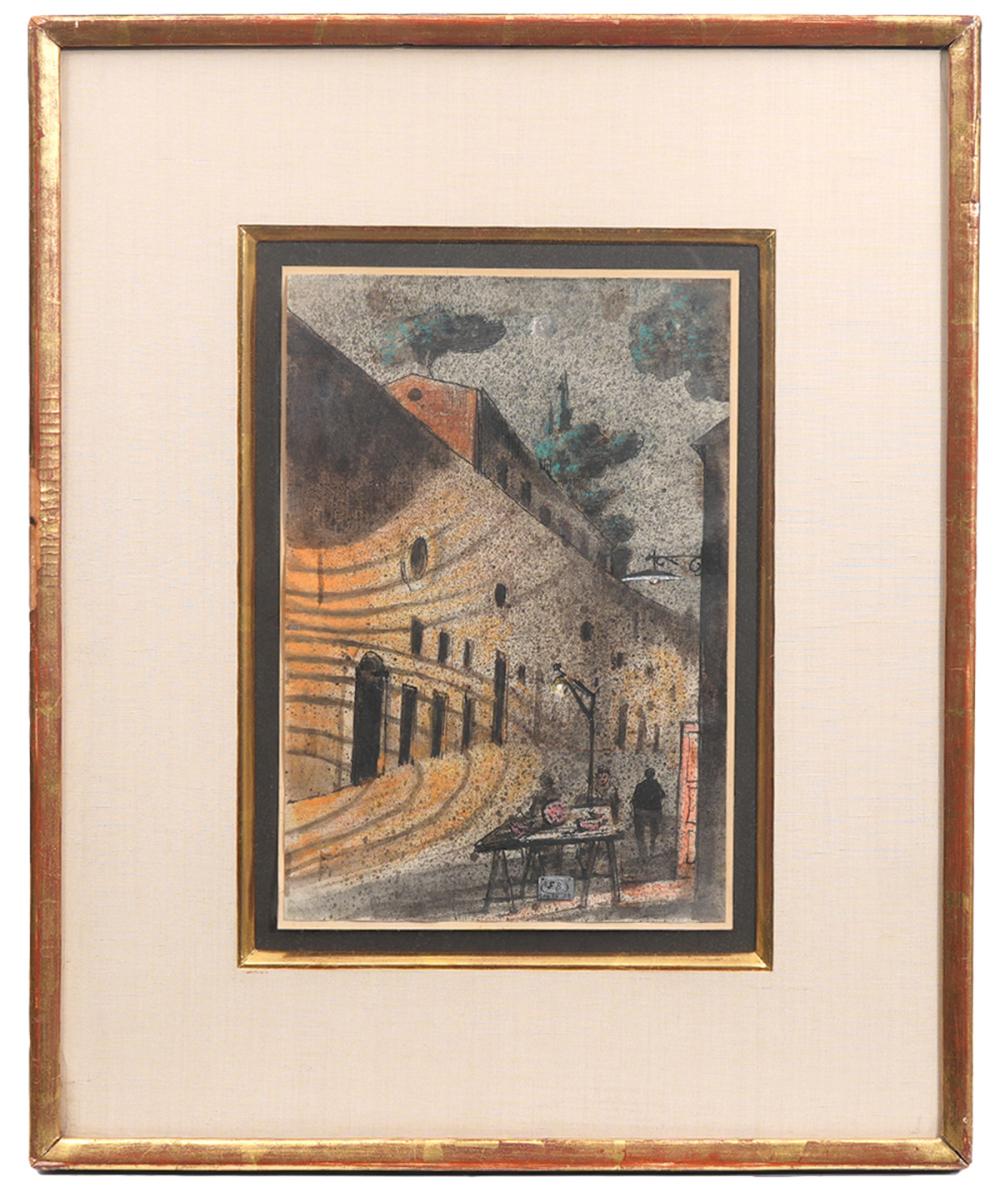 EUGENE BERMAN WATERCOLOR ON
