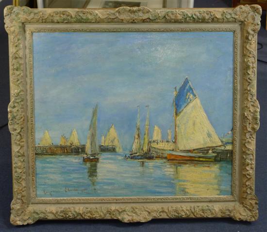 Eugene Claude (1841-1923) oil on