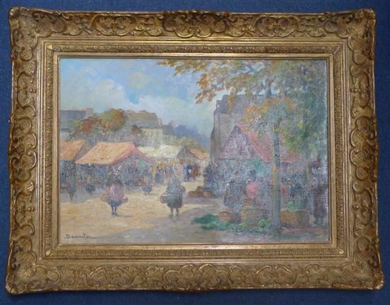 Eugene Demester (French b.1914) oil