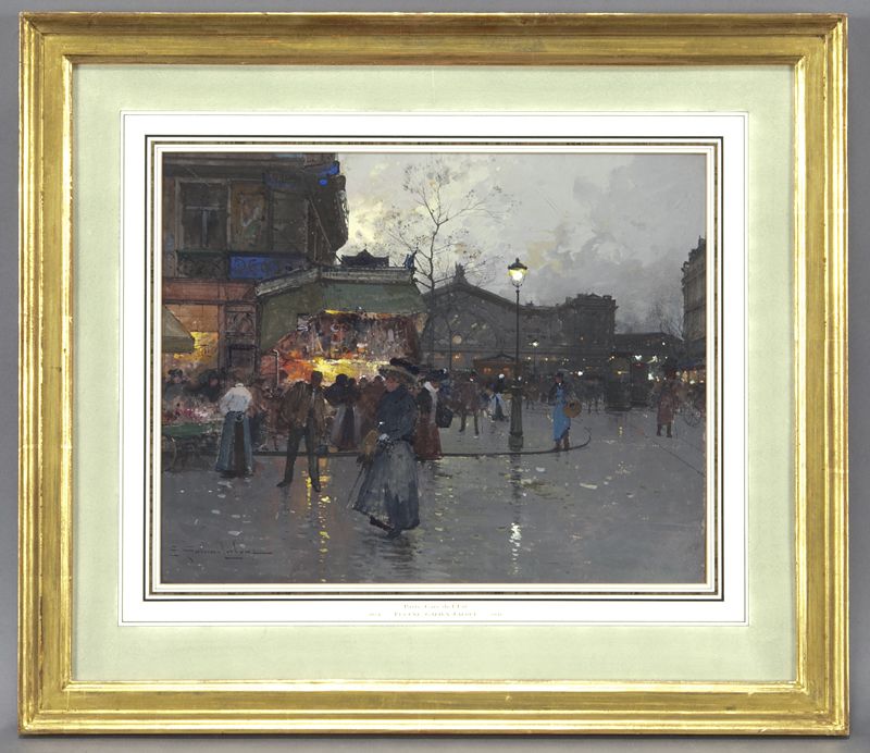 Eugene Galien-Laloue ''Gare de