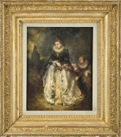 EUGENE ISABEY OIL, JUENE FEMME