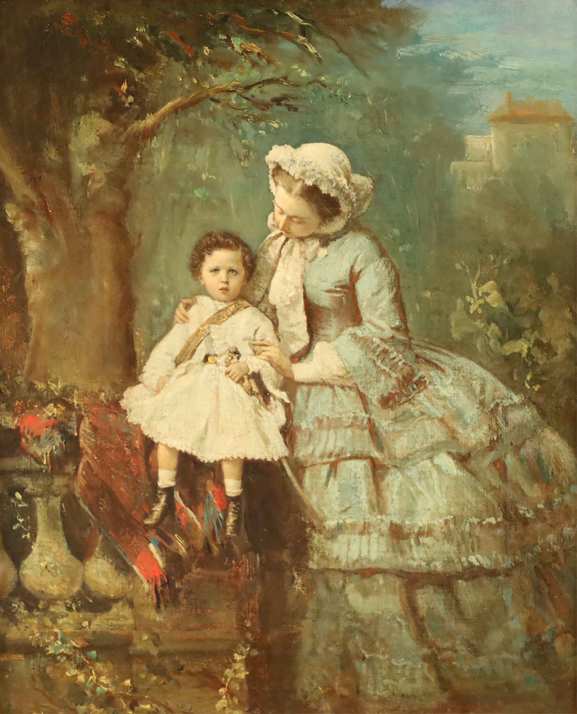 EUGENE LAGIER (1817-1892) Oil on