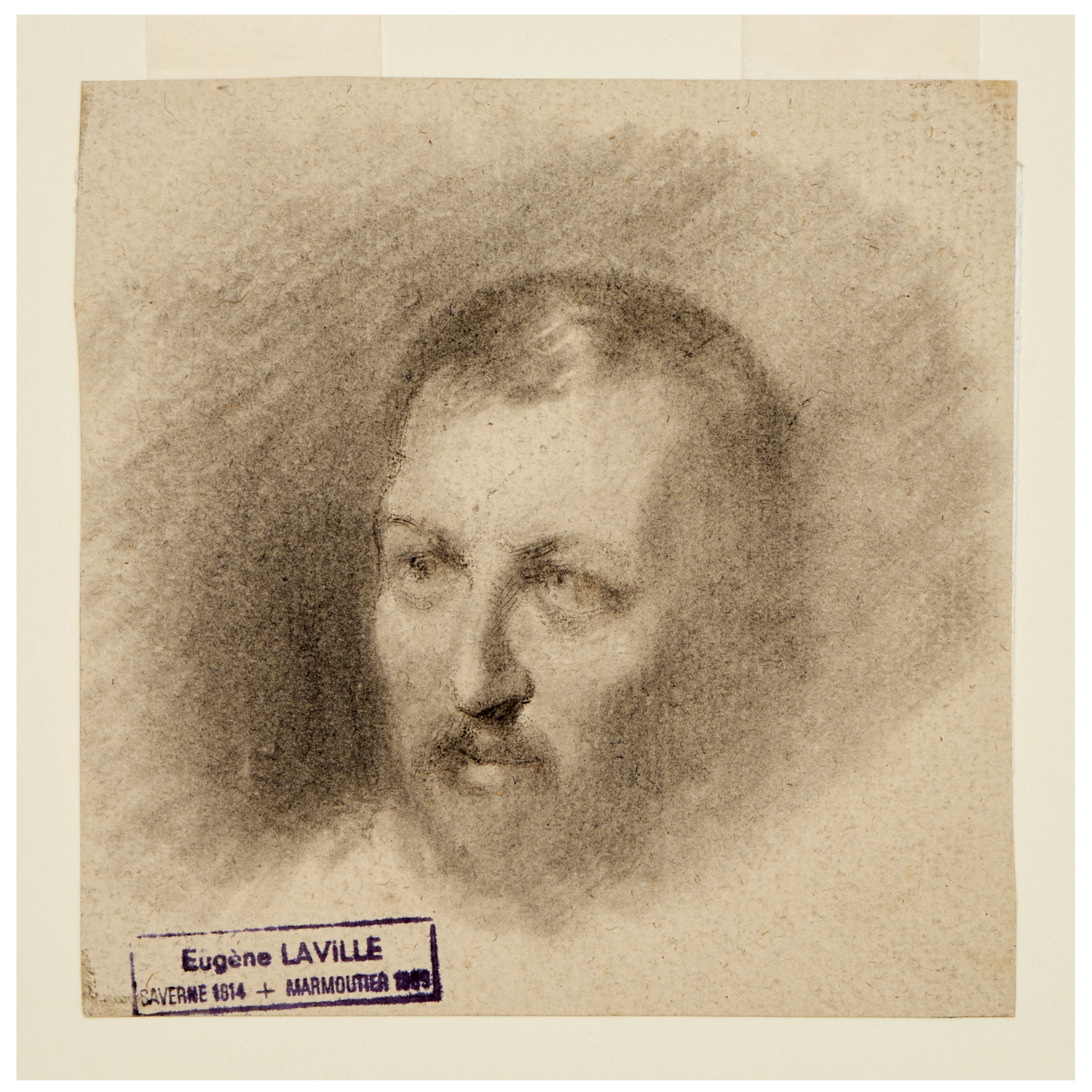 EUGENE LAVILLE, CHARCOAL ON PAPER