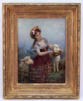 EUGENE LEJEUNE PORTRAIT OF A Y