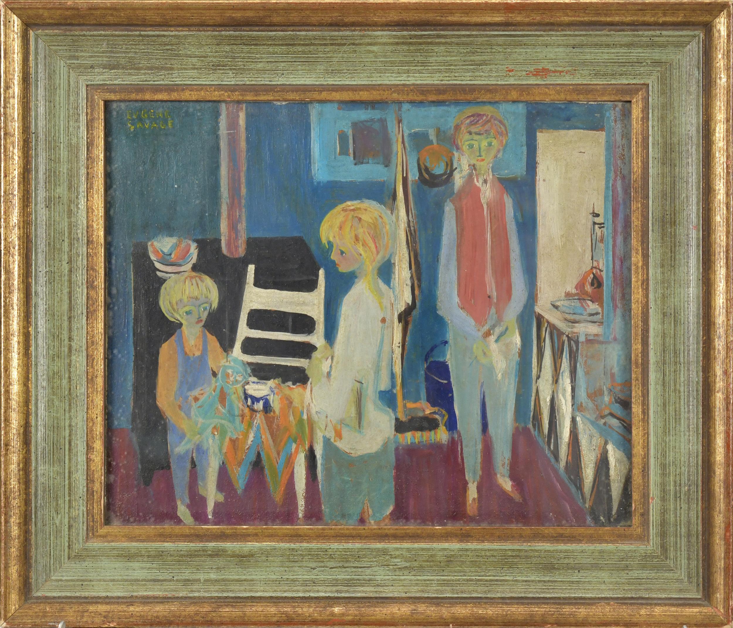 EUGENE SAVAGE OIL ON BOARD,