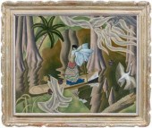 Eugene Savage painting (Connec