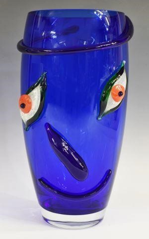 EUGENIO FERRO MURANO ART GLASS FACE