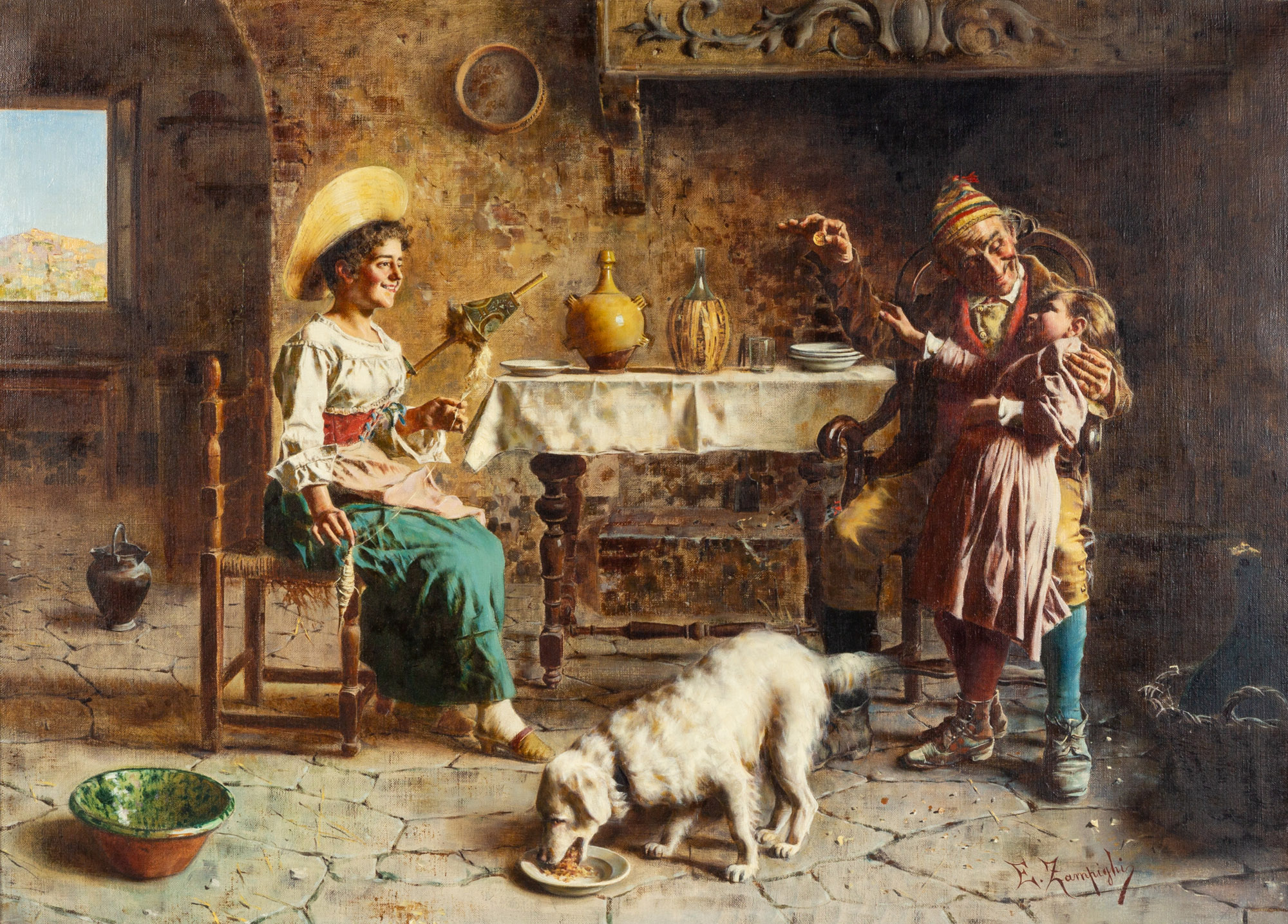 EUGENIO ZAMPIGHI (ITALIAN,
