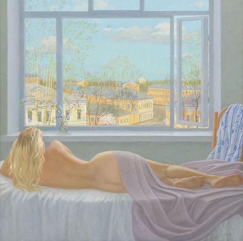 EUGENY SENIN (20TH C.) RECLINING