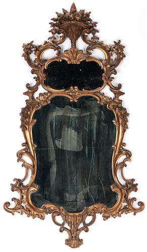 EUROPEAN 19TH C. GILTWOOD CARVED
