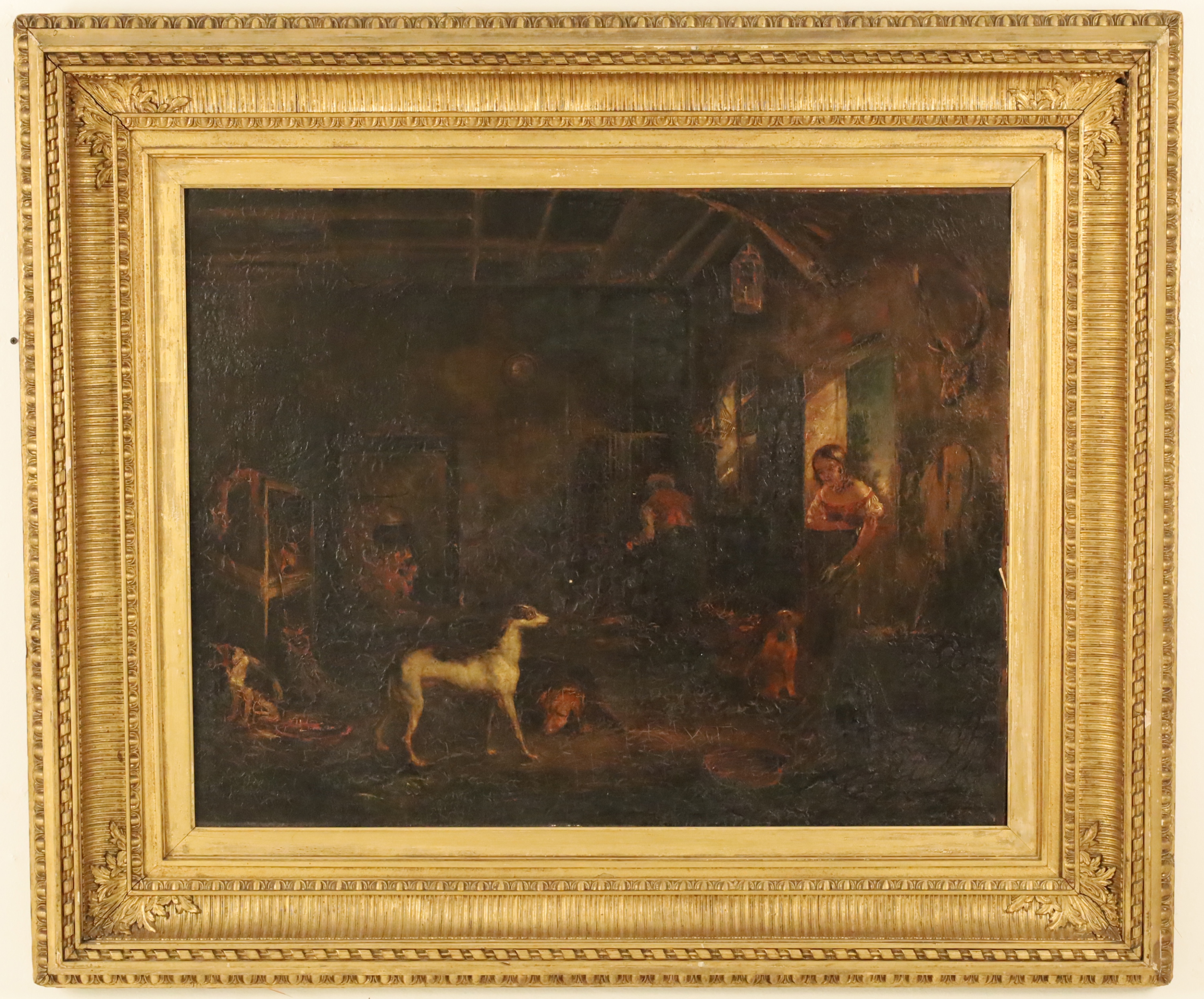EUROPEAN 19TH C. OIL ON CANVAS
