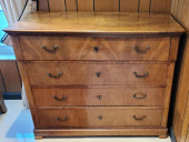 EUROPEAN 19TH CENTURY WALNUT B