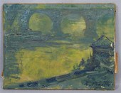 European, 20th c, signed illeg