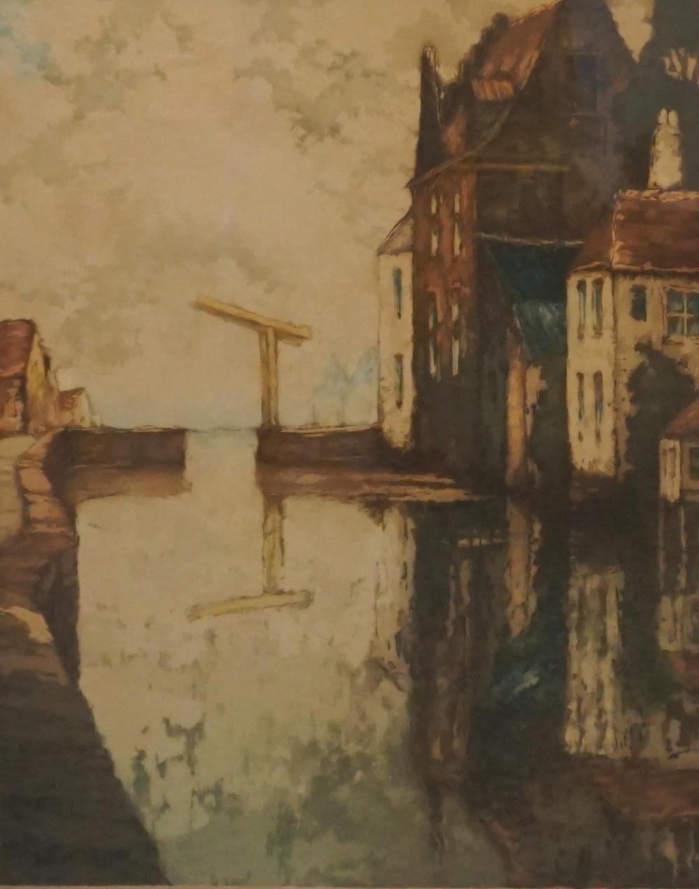 EUROPEAN 20TH CENTURY SCHOOL, CANAL