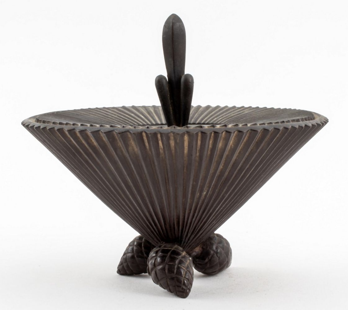 EUROPEAN ART DECO BRONZE CENSER
