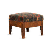 EUROPEAN ART DECO ROSEWOOD FOO