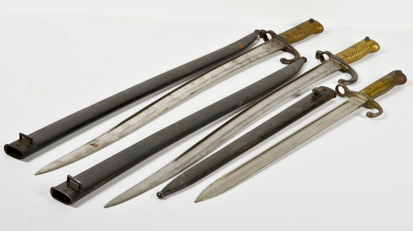 European Bayonets Lot of Three