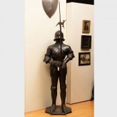 EUROPEAN BLACK METAL SUIT OF A