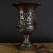 EUROPEAN BRONZE CAMPANA-FORMED