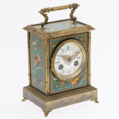 EUROPEAN CARRIAGE CLOCK, LATE
