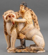 EUROPEAN CARVED ALABASTER SAMS