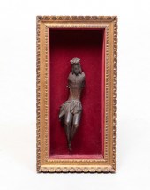 EUROPEAN CARVED FIGURE OF CHRI
